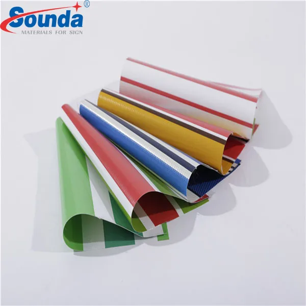 Colorful waterproof polyester tarp heavy duty PVC coated tarpaulin truck vinyl tarps
