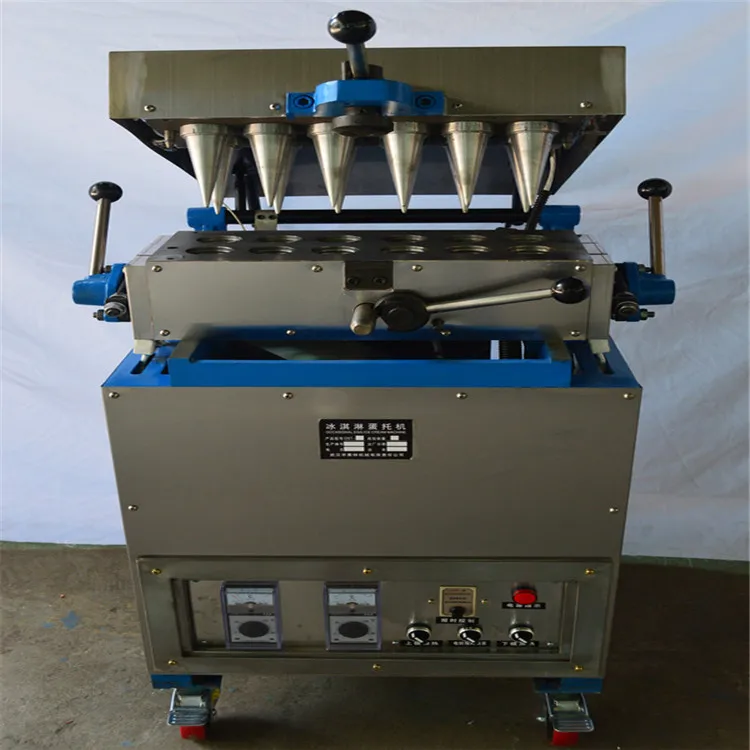 Wafer egg roll machine egg cone making machine for ice cream rolled sugar cone baking machine