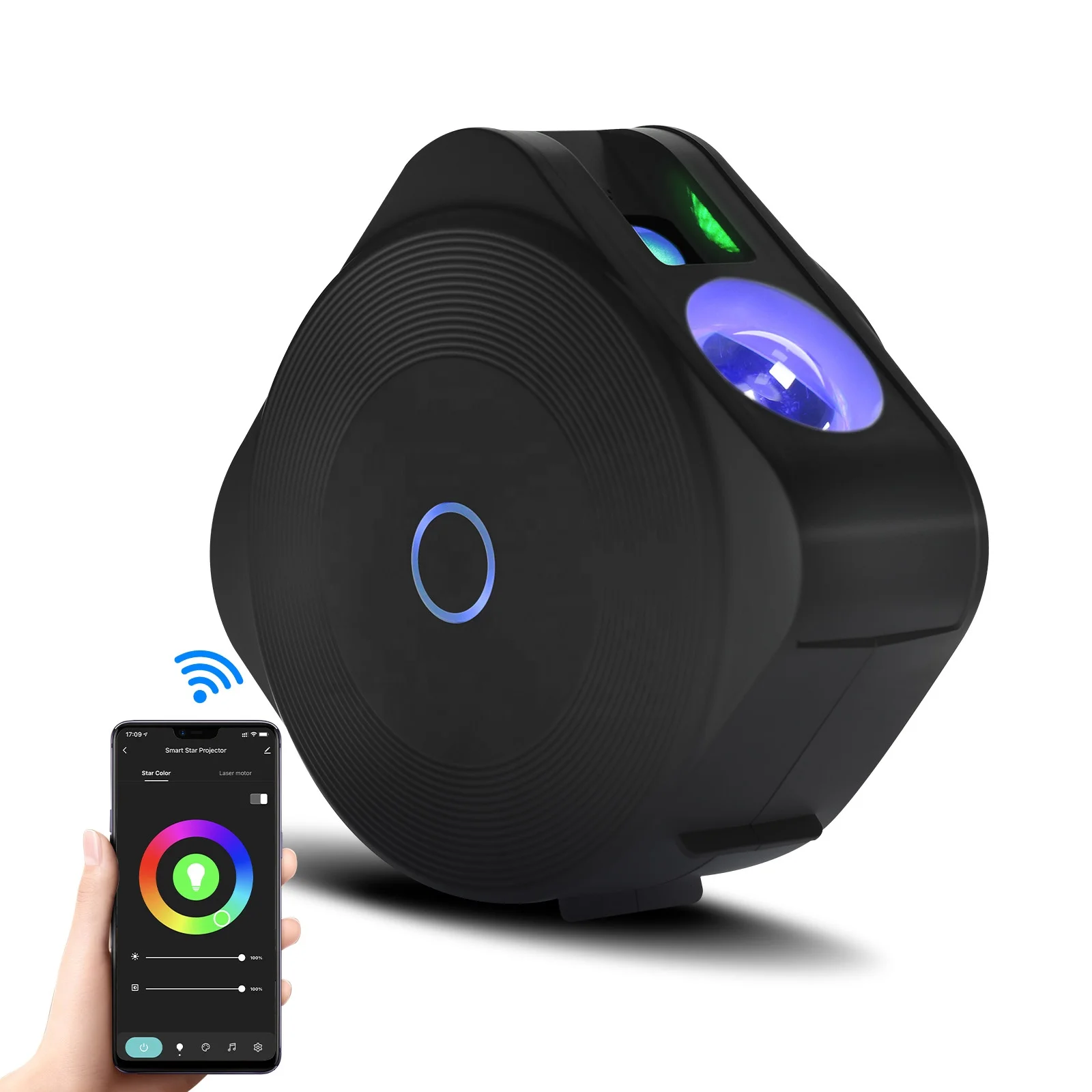 Фабричный домашний кинотеатр ночник светодиодный лазерный проектор лампа проекционный микрофон внутри смарт-проектор Галактики для украшения вечеринки