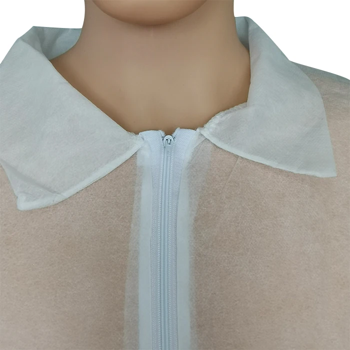 Polypropylene SS Painters Workwear White Non-woven Industrial Uniform Hygienic Body protection Disposable Coverall Suit