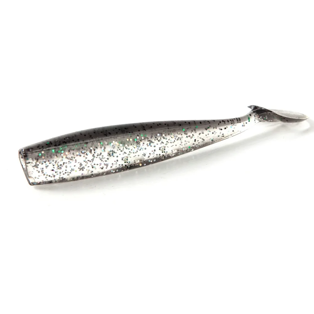 Fishing soft bait lures 100mm 7.7g Soft Plastic Shad Worm lures Carp Artificia Wobblers