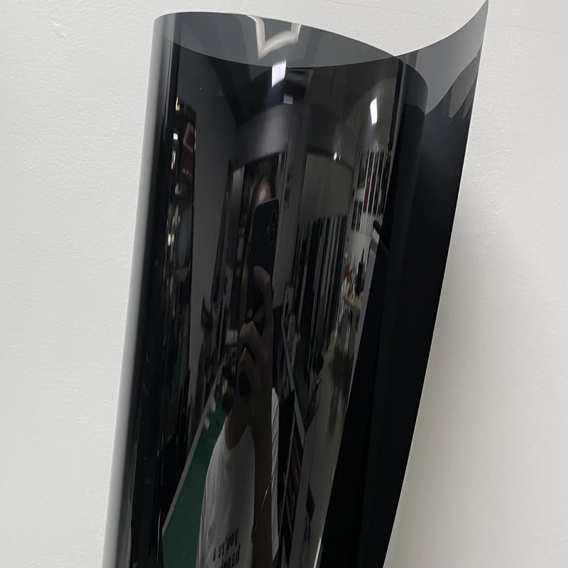 HD 2ply Solar Window Tint High Clarity Black Color Insulfilm Clear Vision  Polarized Film For Car Glass