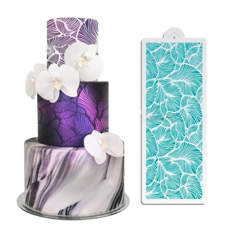 44x15cm harvest stencil Sugarcraft Newest lace cake for wedding cake decorating