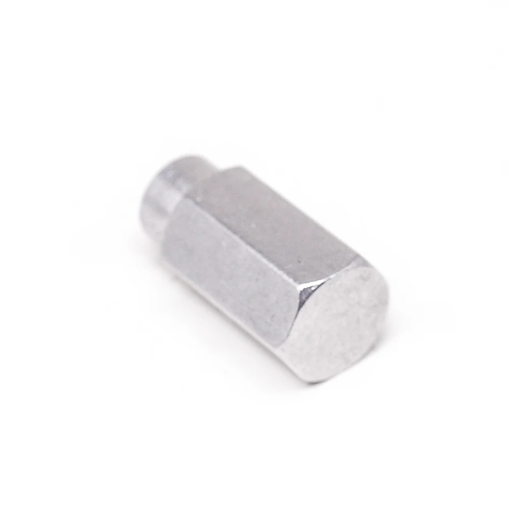 OEM custom service CNC turning part fastener adapter electric nut accessories hexagonal nut with aluminum for machinery