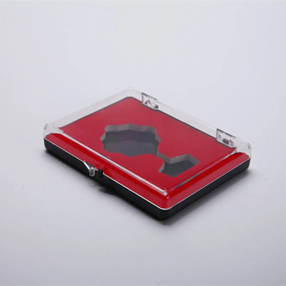 Plastic lapel pin badge holder