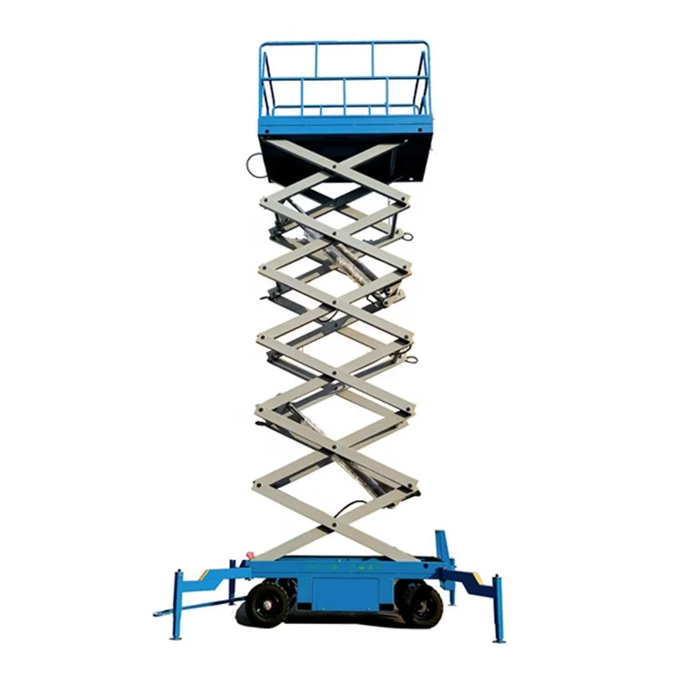 10m 2t scissor lift platform