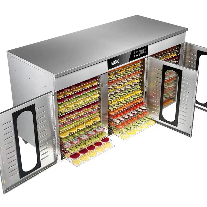 80-layers Food dehydrator Commercial/home dual-use food dryer Stainless steel fruit vegetable drying machine 220V 6000W