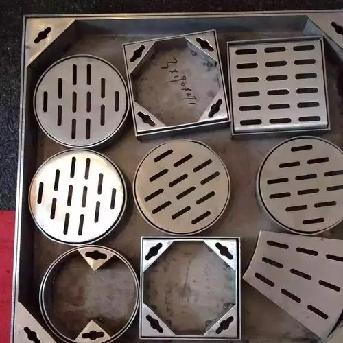 Пользовательский дренажный канал, хромированный напольный дренаж, Наружная решетка из нержавеющей стали, дренажный канал