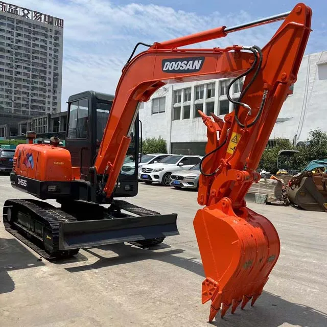 Used Mini excavator DH55 DH60 DH70 hydraulic crawler digger Used Doosan Crawler Excavator DH55 DH60 or Market Developed For Sale