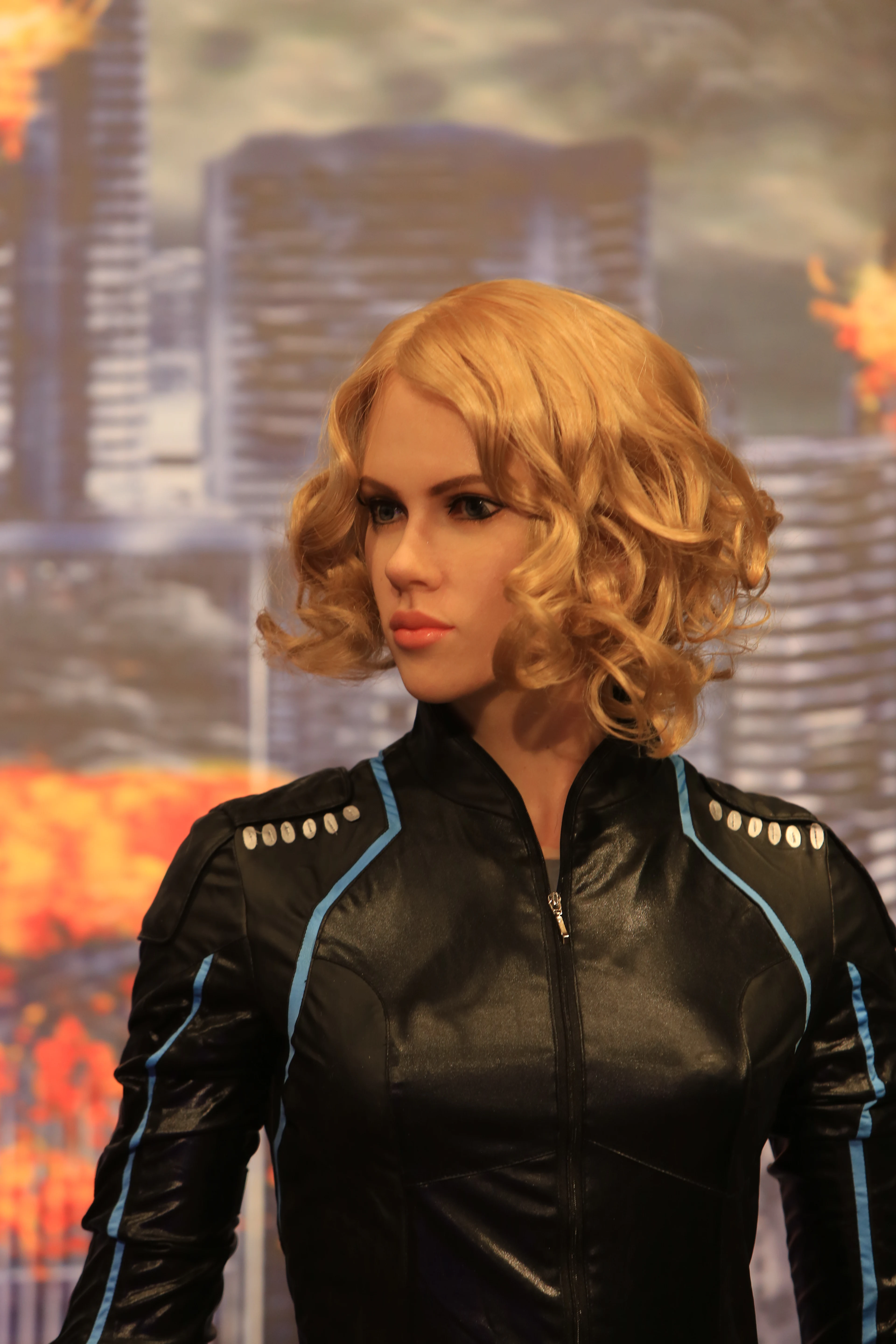 Lifesize silicone action figure of beauty in famous movie waxwok factory customized