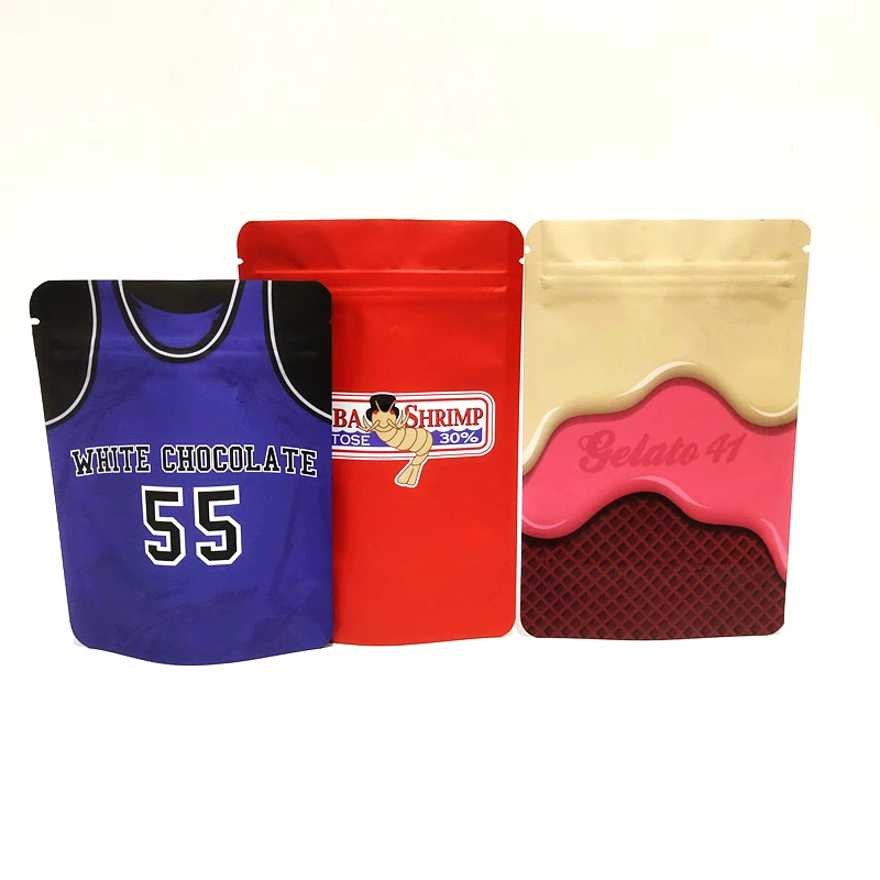 8/1 oz  Lamination Promotion Stand Up Packaging Mylar bags Frosted Small Logo 10*15 Cm  Ziplock Bag