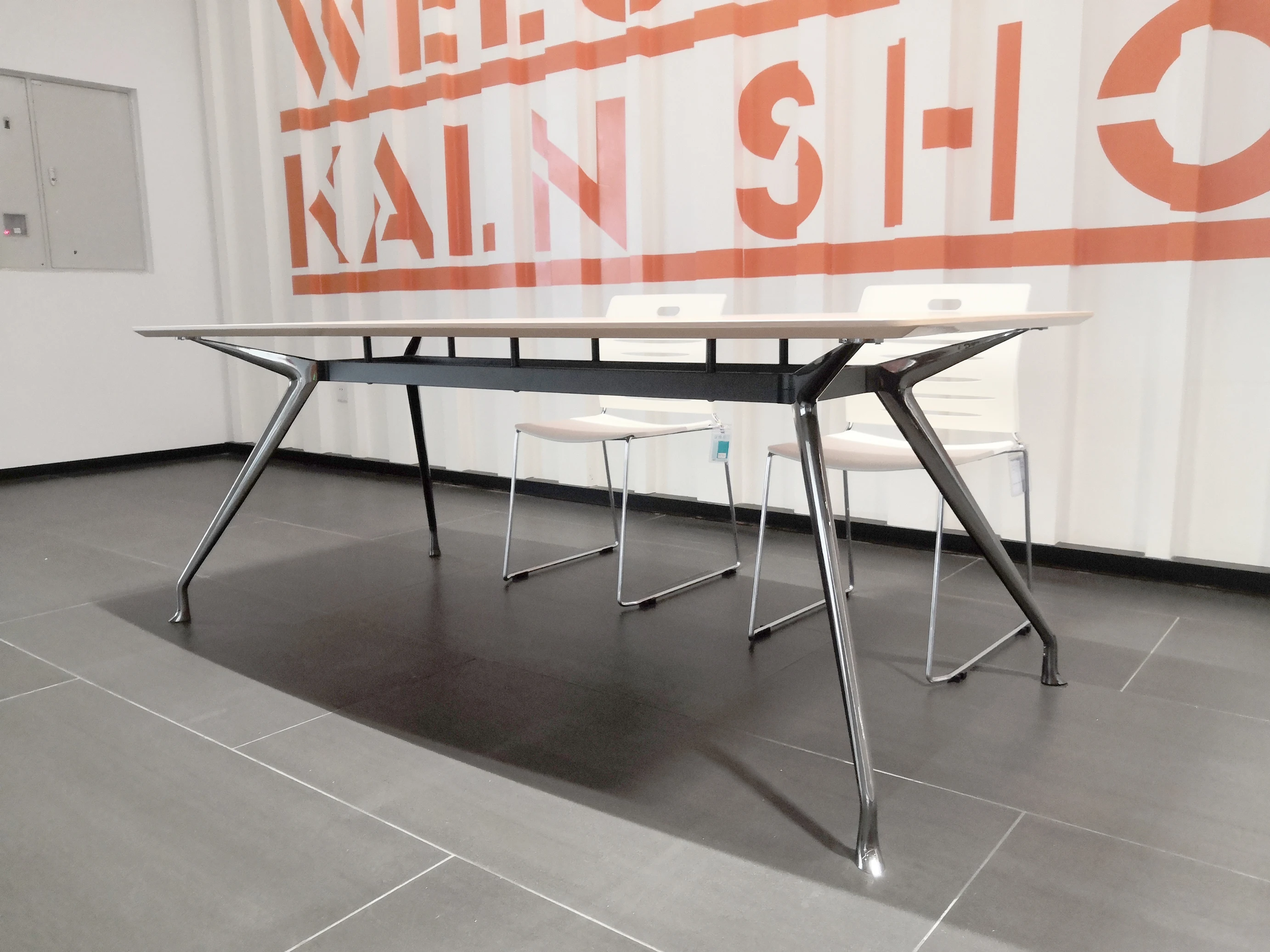 Free Custom 4,6,8,10 Seater Modern Office Furniture Wooden Office Meeting Room Table Conference Table