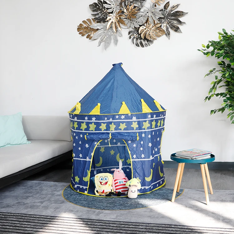 Indoor wholesale Cheap tents manufacturers children prince princess kid play castle tent