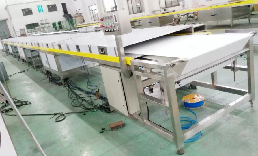 Stainless Steel Automatic Chocolate Coating Machine for Chocolate Making Enrobing Line