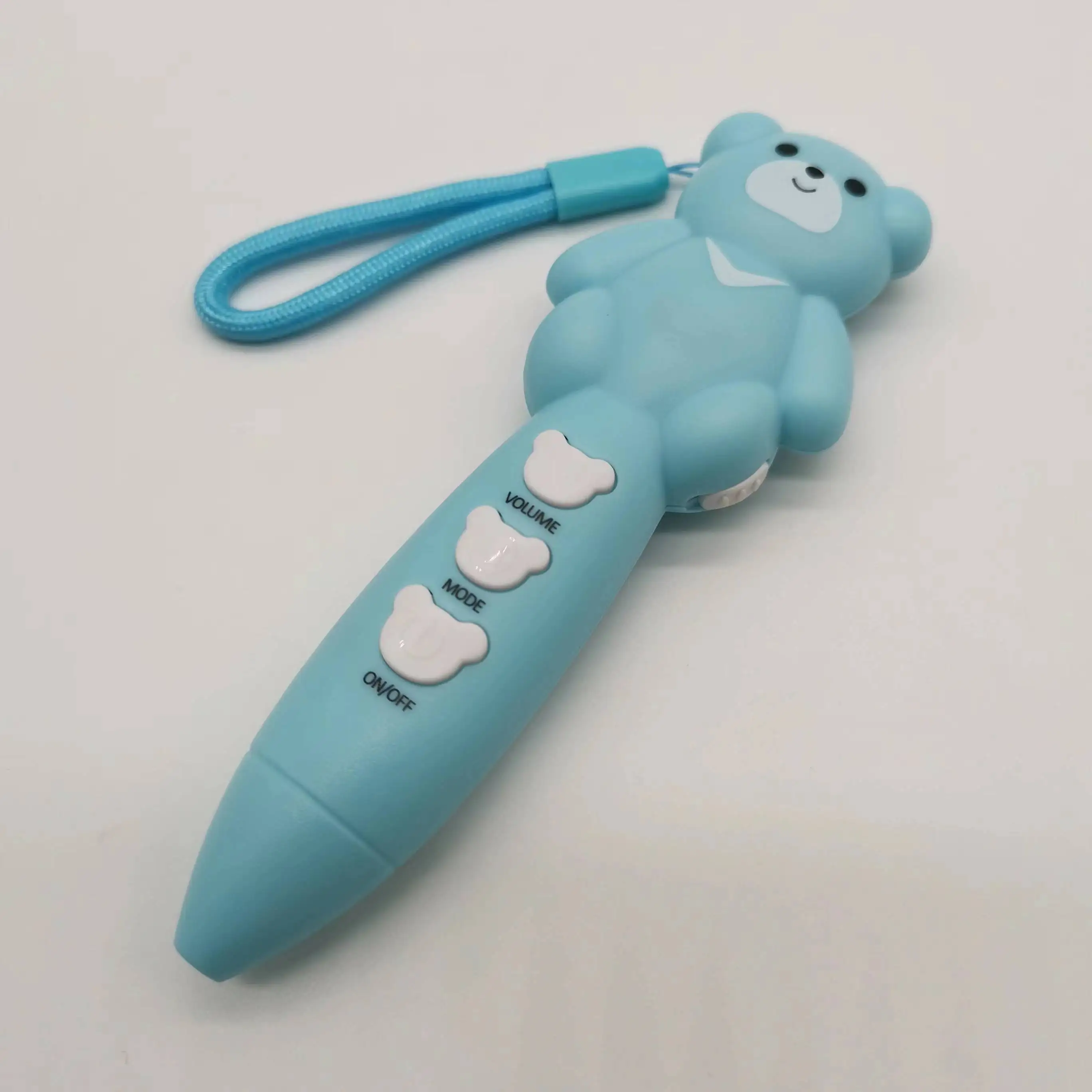 New arrival Little bear speaking sound voice pen teaching English Chinese Spanish French Italian story books learning toy