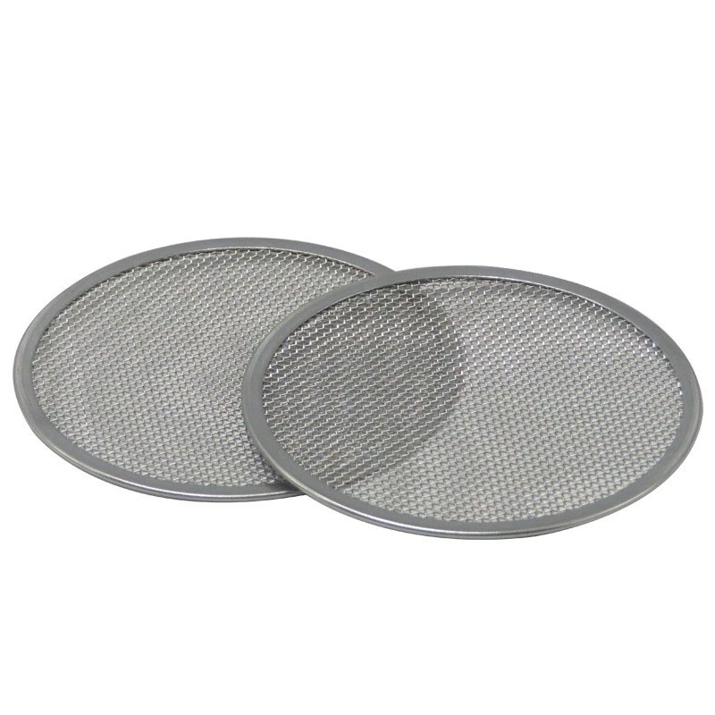 Aluminum Edge Rim 304 Stainless Steel Wire Filter Disc For Plastic Extruder Screen