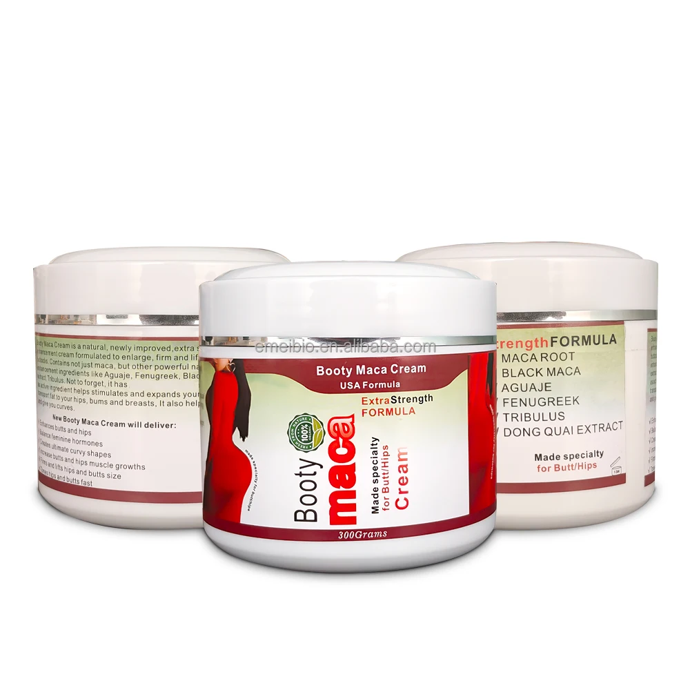 Wholesale Hip Up Products Enhance Breast 300G Maca Extract Increase Bigger Plump Butt Cream For Lift Hip Up