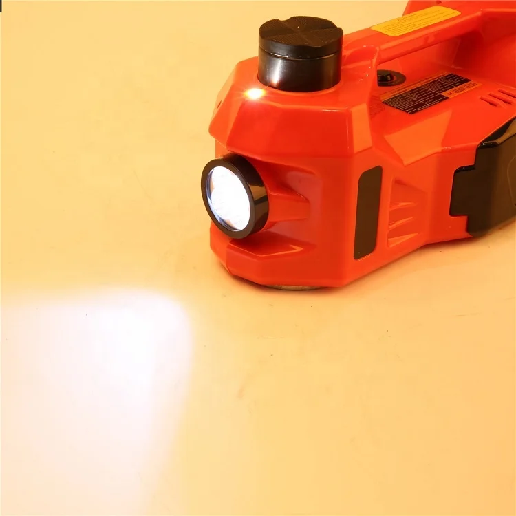 Emergency 12V 5Ton 4-in-1 Electric Car Jacks Combo Multi-purpose Tire Repair Tool Portable Hydraulic Tyre Light Impact Wrench