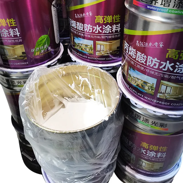 
High bonding strength rainwater leakage Prevention water based acrylic acid polymer waterproof coating 
