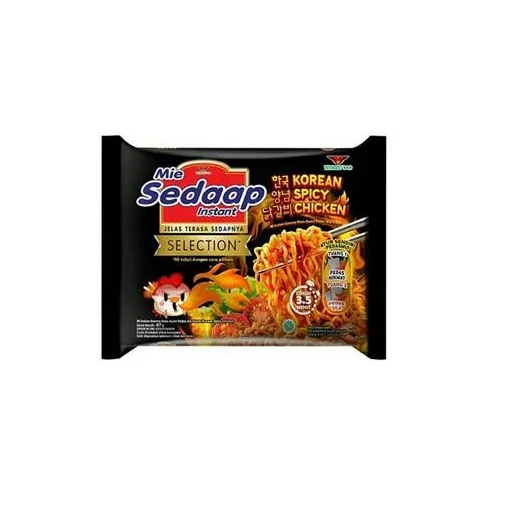 Мгновенная жареная лапша Mie Sedaap Корейская острая