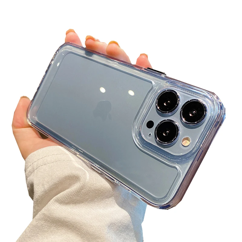 Clear Protective Back Cover Acrylic Tpu Phone Case For Iphone 12 Mini 5.4 /12/12 Pro /12 Pro Max