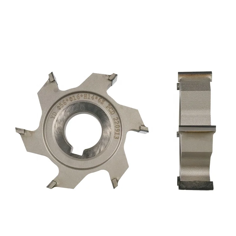56*16*14*6z PCD Diamond Woodwork Machine Cutter Woodworking Tools And Accessories Fine Trimming Cutter For Edge Banding Machine