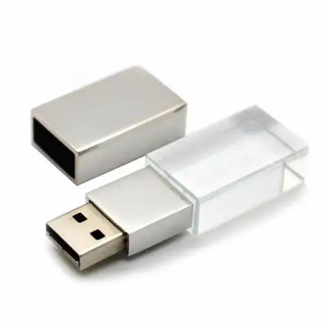 Подарка промотирования по индивидуальному заказу 3D логотип кристалл USB флэш-накопитель стекло флеш-накопитель 4 ГБ 8 оперативной памяти 16 Гб встроенной 32