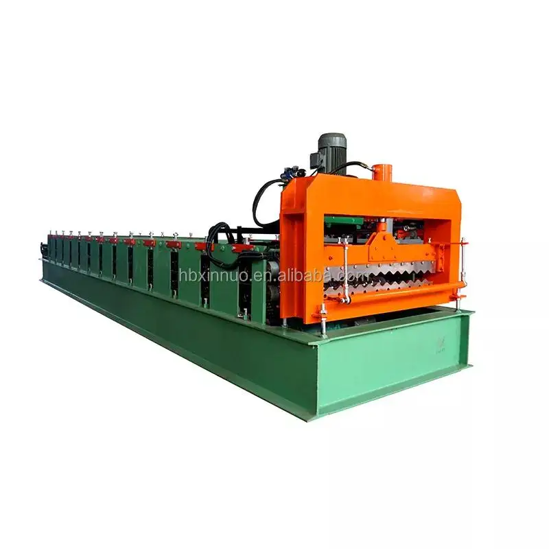 Construction Materials Zinc Color Coated Corrugated Metal Roofing Sheet Tile making machine
