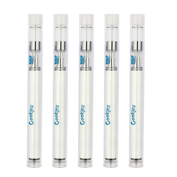  Оригинальные одноразовые аксессуары для электронных сигарет CBD 510 батарея вейпинга 350 мАч 0 5 мл электронная сигарета ручка печенья вертикальная керамическая катушка с
