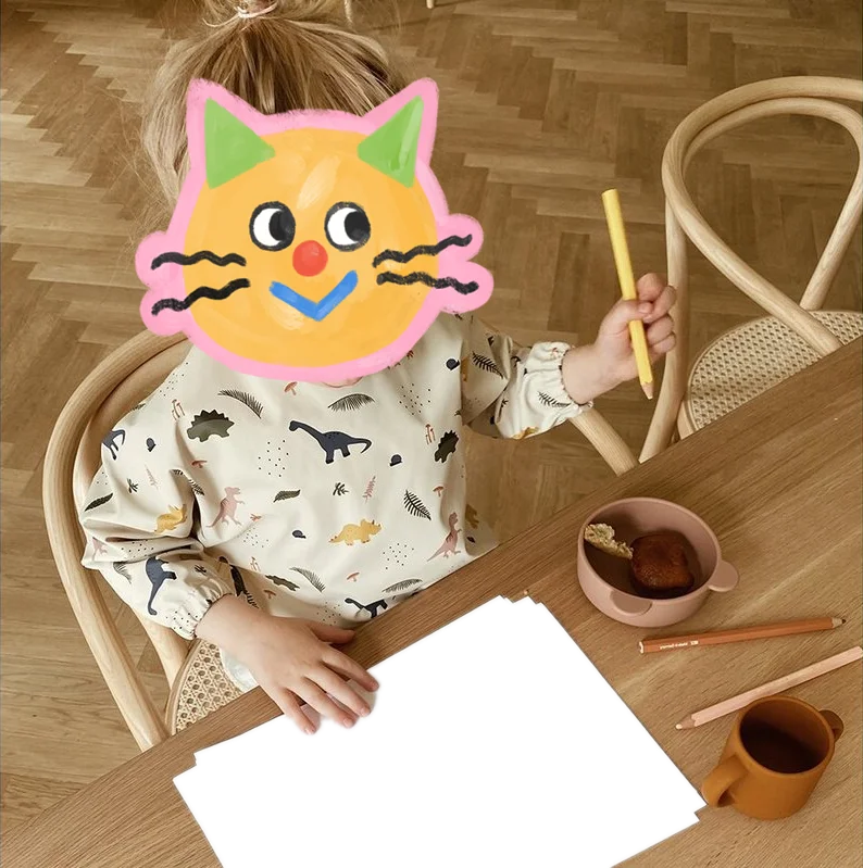 Factory wholesale customized Long sleeve baby bib waterproof best selling products 2022 in usa amazon smock bib Apron