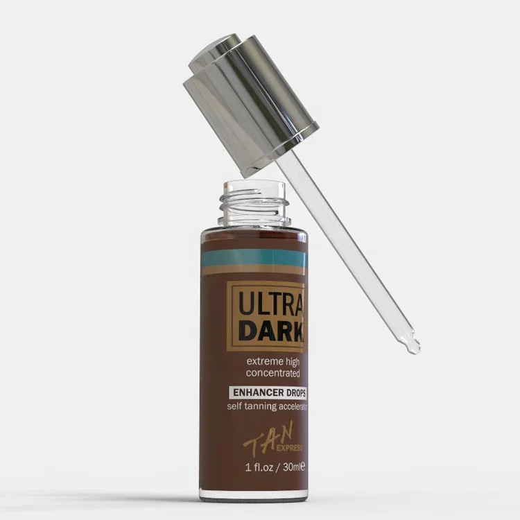 Частная марка, капли для самозагара, лосьон для загара, крем, усилитель, темный ускоритель с концентратом ДГК, высокий процент