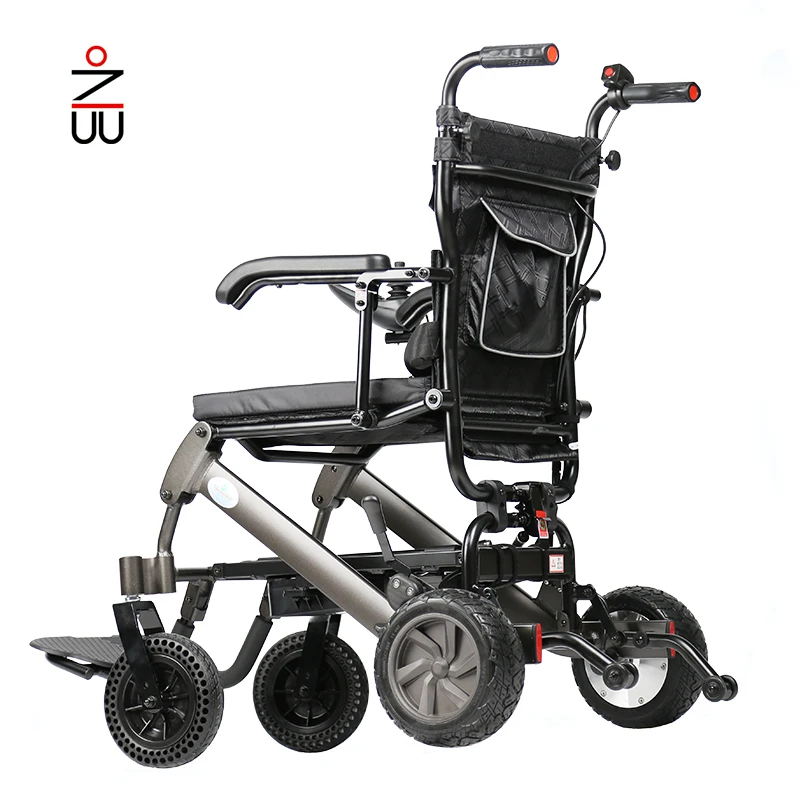 Электрическая складная электрическая инвалидная коляска литиевая для вождения с инвалидной коляской