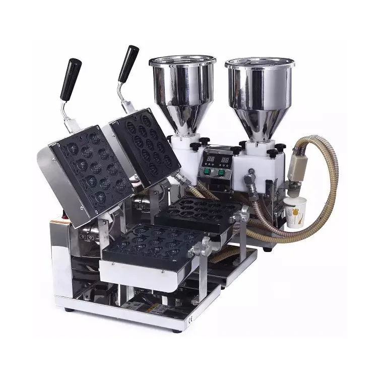 Small Automatic Korean Custard Moshi Manju Cake Fish Shape Delimanjoo Taiyaki Cake Making Maker Machine