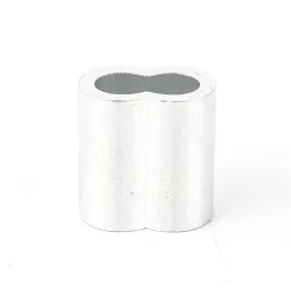 DIN3093 Aluminum Ferrule/Aluminum 8 Shape Sleeve/Stainless Steel Wire Rope Clip