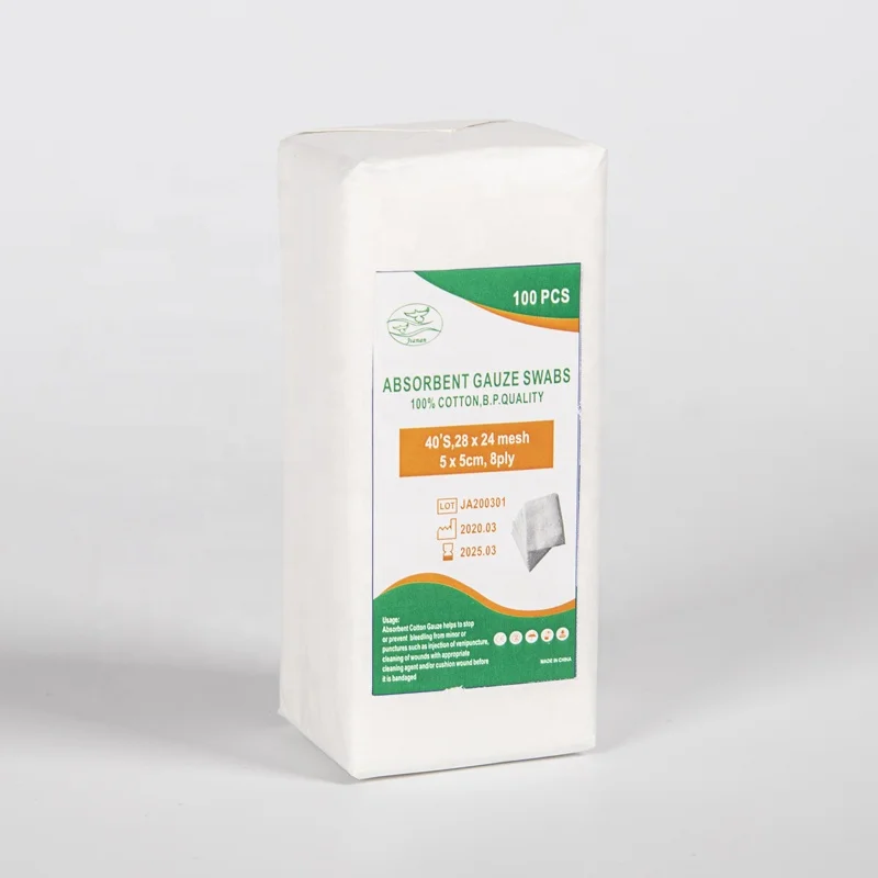 Non sterile Gauze swab compresse