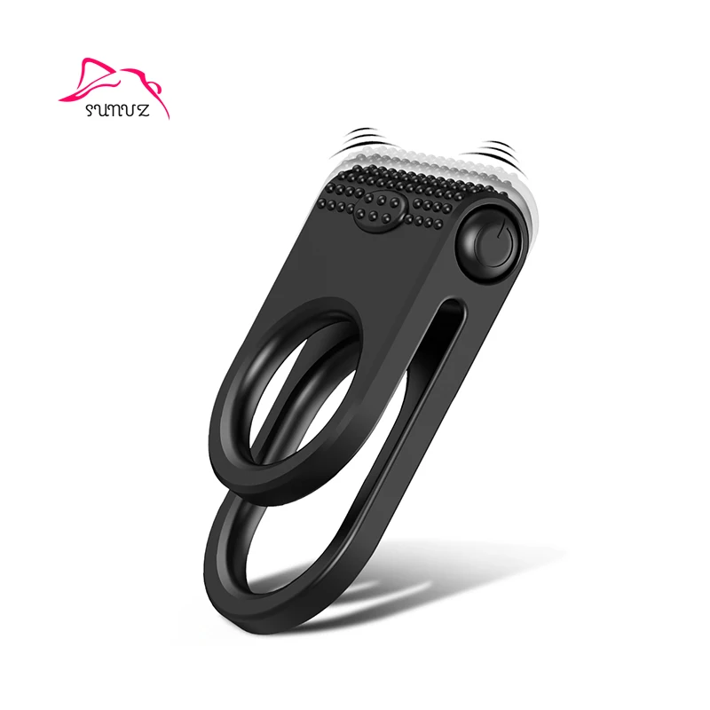 Packaging Portable Black Medical Silicone Cock Ring Penis Sex Toys Men Male