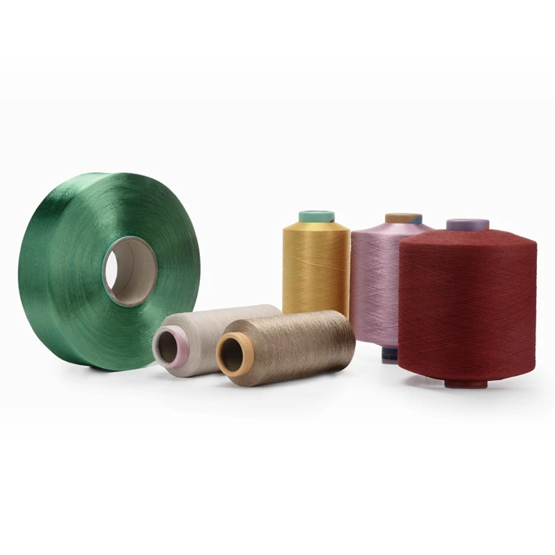 Promotion Eco Friendly dope dyed polyester dty yarn for knitting