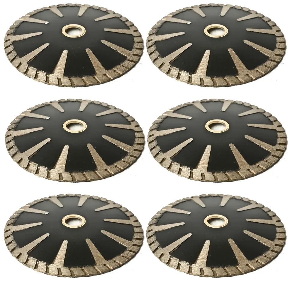 5 Inch Concave Curved Disc Diamond Saw Blade T-Segmented Turbo Rim Cutting Disc For Granite Marble Convex Diamond Tool