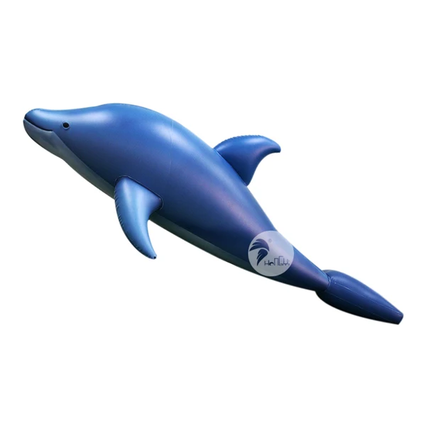 Customized Inflatable Blue Dolphin Inflatable Marine Animal Shaped Decoration