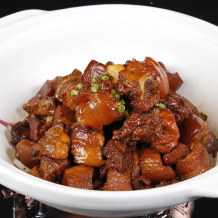 Canned Food 500g Braised 50% Pork Mre Military Meat Canned Mre Meals Ready To Eat