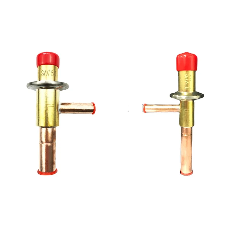 SAV-50 Model Refrigeration Parts Copper Brass Water Control Bypass Valve for Compressor welded