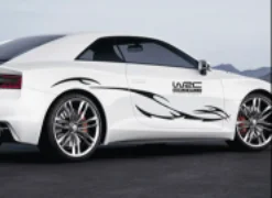 High Quality Colorful Whole Body 1.06x33m Car Sticker Decor