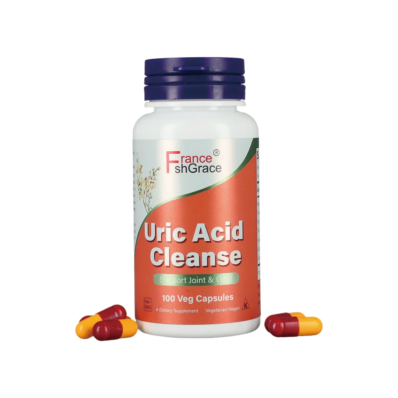 Uric Acid Cleanse Natural Supplement Promoting Kidney Support - Features a Powerful Combination of 7 Herbs 100 Veggie Capsules