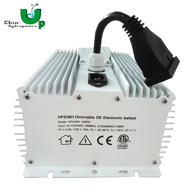 
240-277V 1000w DE Electronic Ballast for Greenhouse and Horticulture 