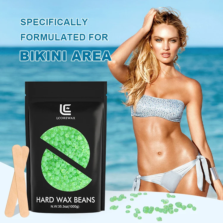 Lcorewax brazilian wax  Beans Free Sample Wholesale hair removalsalon use high quality 1000g/ depilatoria cera