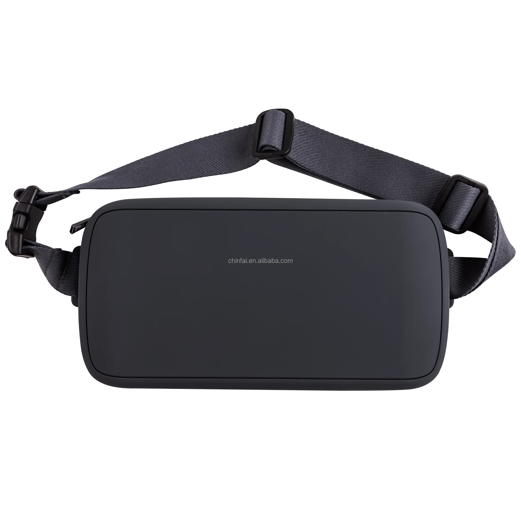 Chinfai New Trend Fashion Silicone Sling Bag for Men shoulder Backpack Fanny Waist Pack Crossbody or Chest Bag for Travel