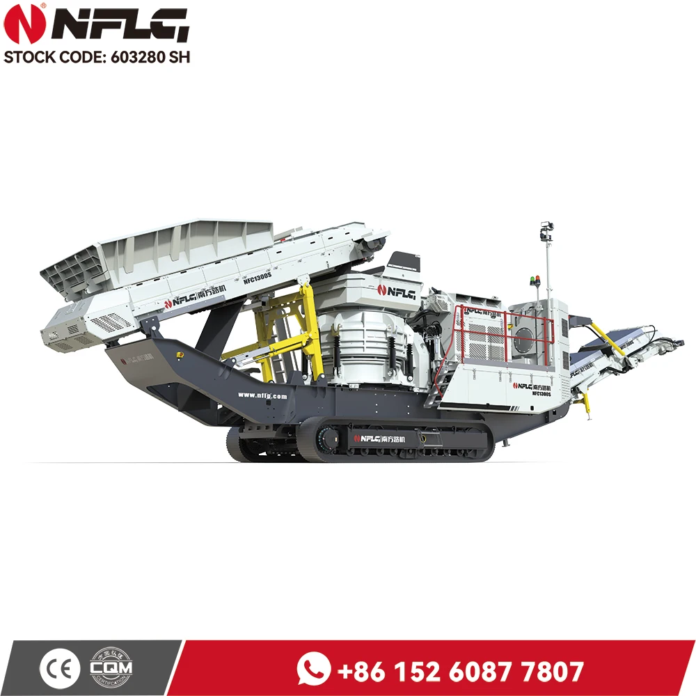 Quartz Machine Plant Mobile Cone Hay Crusher Production Line