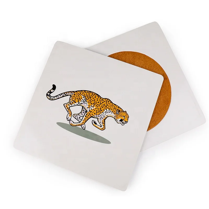 Sensory hand-feel Plates Sensory Equipment Plush Toys Animals Simulated Animal Fur Kids PVC Animals Toys