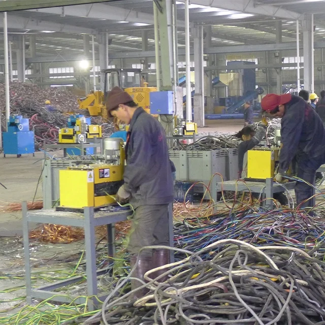 2022 Best seller and lowest price scrap cable recycling machine wire cutting stripping machine wire stripping machine automatic