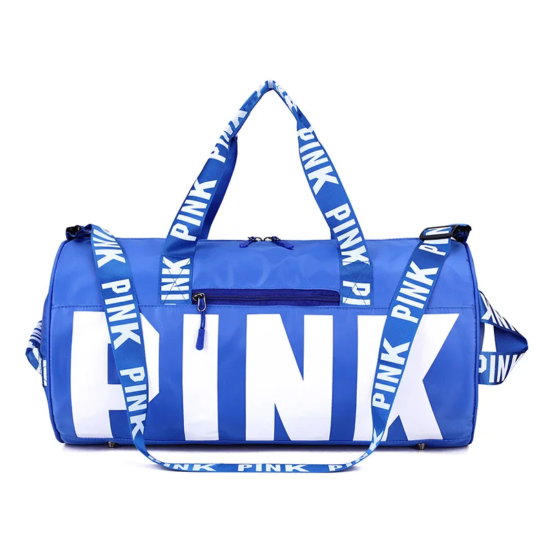 2021 new products coming Custom Logo Sport Gym Bags With Shoe Compartment Pink Bag Duffle Bags Travel